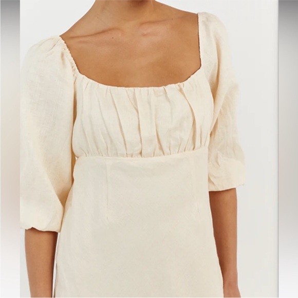 Dissh Lilah Linen Midi Dress Size 2 - Picture 5 of 11